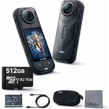 INSTA360 X5 360 Derece Aksiyon Kamerası Shoot Ready Set (512GB Microsd Dahil)