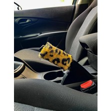 Otohousse Yumuşak Peluş El Freni Süsü Leopar Desenli