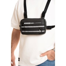 Newish Polo Unısex Ayarlanabilir Askılı Fonksiyonel Kullanışlı Motorcu Göğüs Çantası - NEWPOLO386