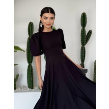 Bi Baksana Catania Balon Kol Elbise