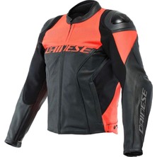 Dainese Racing 4 Deri Mont 52 Beden Nefes Alan Malzeme ile Spor Sürüş İçin İdeal Motosiklet Ceketi