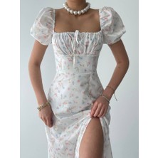 Bi Baksana Zeze Balon Kol Elbise