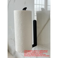 Beasym Metal Kağıt Havluluk Havlu Askısı Tutucu Duvara Bantla Monte Dolaba Asılabilir 26,5X7X3 cm