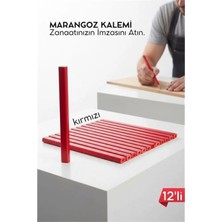Marsilyan Kırmızı 12'li  Marangoz Kalemi - Ahşap Işleme Kalemi - Ahşap Işleme Işaretleme Araçları