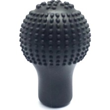 Otohousse Silikon Vites Topuzu Kılıfı Masajlı Yuvarlak Siyah