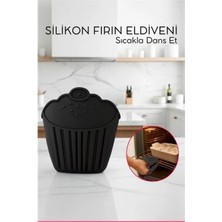 Marsilyan Isıya Dayanıklı Silikon Fırın Eldiveni – Profesyonel Mutfak Koruması