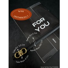 Fiori Hakiki Bombeli Deri Birleşik Yuvarlak Tokalı Kadın Pantolon Kemeri, Ceket Kemeri, Elbise Kemeri