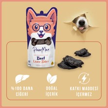 Doğal Kurutulmuş %100 Dana Ciğeri Köpek Ödül Maması, Katkısız – Pawmax 100 g