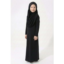 Mnk Baby & Kids Pratik Başörtülü Kız Çocuk Namaz Elbisesi M00789