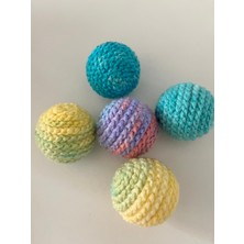 Kedi Topu Örgülü 5li