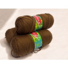 Vogue Ihraç Fazlası  Antipill Bebe Yünü Örgü Ipi 600GR - Kahverengi