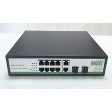 Gabble GAB-P82GGS 8X100M 8port+2x Sfp Swıch 96W Swıch