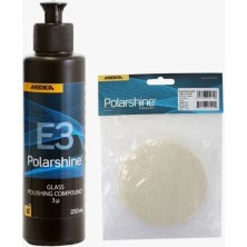 Detail Market Mirka E3 Cam Pastası 250 ml ve Cam Keçesi 125 mm Set