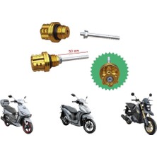 Özerdem Yuki Scooter Motosiklet -Akalite- Yağ Seviye Çubuğu Gold