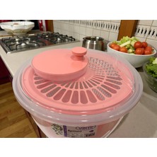 Online Home Market 4.5 Litre Büyük Boy Salata Kurutucusu – Sebze & Meyve Kurutucu (G25 Turuncu)