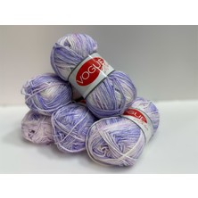 Vogue Ihraç Fazlası  Antipill Bebe Yünü Örgü Ipi 500GR - Ebruli