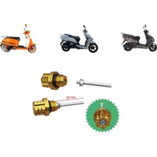 Özerdem Arora Scooter Motosiklet -Akalite- Yağ Seviye Çubuğu Gold