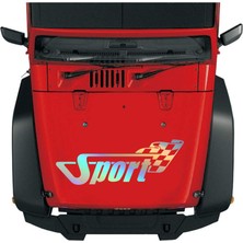 Sticker Usta Sports Hologram Janjan Sticker Sports Mode Araba Oto Motosiklet Etiket 02508