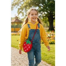 Mollycrush Kız Çocuk Çilek Peluş Çanta | Askılı Sevimli Günlük Model