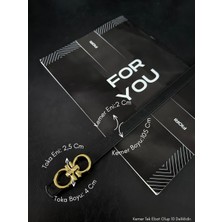 Fiori Birleşik Yuvarlak Tokalı Kadın Kemeri, Pantolon Kemeri, Ceket Kemeri, Elbise Kemeri