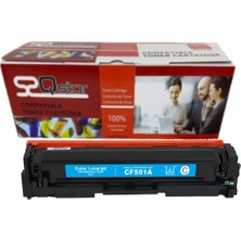 Qstar Hp 202A CF501A Muadil Mavi Toner M254DW M254NW M280NW M281FDN M281FDW 