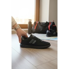 Enoch Erkek Fileli Günlük Spor Ayakkabı Şeritli Sneaker Klasik Kort Modeli