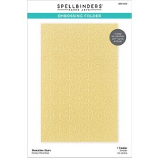Spellbinders Monoline Yıldız Desenli Kabartma Klasörü SES-053