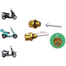 Özerdem Rks Scooter Motosiklet -Akalite- Yağ Seviye Çubuğu Gold