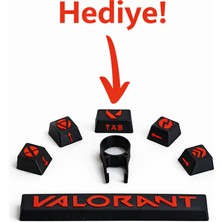 Oyun Temalı Mekanik Klavye Tuş Seti – Spacebar “valorant” + Özel Keycaplar +Hediye!!!