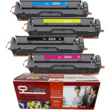 Qstar Hp 222A W2220A Muadil Toner Set Çipsiz Laserjet 3201 Laserjet 3204 LASERJET 3288 LASERJET 3303