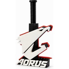 Ayarlanabilir Gpu Destek Aparatı – Vida Mekanizmalı Ekran Kartı Standı, Kasa Içi Destek Braketi (Mavi-Beyaz Tasarım)