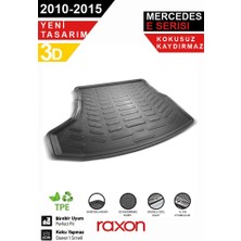 Raxon Mercedes W212 2010–2015 Plastic Set Uyumlu 3D Bagaj Havuzu | Su Geçirmez, Kaymaz, Yüksek Kenarlı