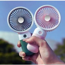 Fan Masaüstü Taşınabilir Telefon Stantlı Vantilatör 2 Özellik Bir Arada Taşınabilir Masaüstü Vantilatör Yüksek Hızlı Asorti Renk 1 Adet