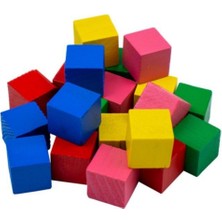 Ahşap Küp Seti 12’li (5x5 Cm)