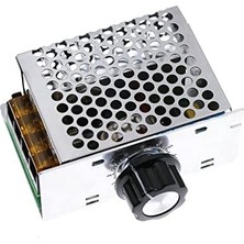 220V 4000W Dimmer Scr Ac Motor Hız Devir Kontrol Elektrikli Fırın Rezistans Su Isıtıcı Lamba Işık Parlaklık Fan Voltaj Regülatörü