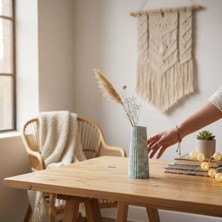 El Yapımı Taş Tozu Dekoratif Vazo | Minimal Ev Dekoru | Hediye Seçeneği