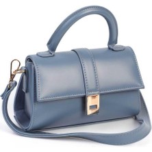 Kadın Moon Model Kemer Detaylı Çapraz El ve Omuz Çantası