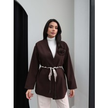 Esra Helvacı Fular Kemerli Ceket
