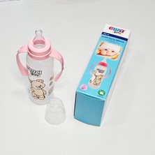 Ünsa Anahtar Klasik Kulplu Pp Biberon 250ML Mavi-Pembe