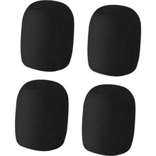 4ADET Sünger Mikrofon Kapağı El Tipi Mikrofonlar Için Rüzgar Yüksek Elastikiyet ve Kolay ile Mikrofon Koruyucu