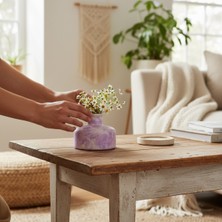 Taş Tozu Dekoratif Minimal Vazo