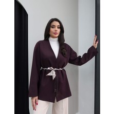 Esra Helvacı Fular Kemerli Ceket