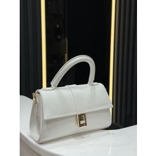 Kadın Moon Model Kemer Detaylı Çapraz El ve Omuz Çantası