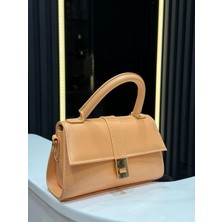 Kadın Moon Model Kemer Detaylı Çapraz El ve Omuz Çantası