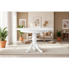 Ocaliptus Baba Ayak Açılabilir Ahşap Masa 100X130