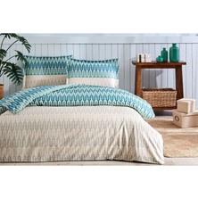 Özdilek Flame Stıtch Mavi  Pamuk Tek Kişilik Nevresim Takımı