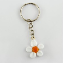 Linarx Papatya Figürlü Cam Anahtarlık