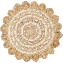 Eko Halı Solo CA-105 Naturel White Xw Dekoratif Jüt Kilim