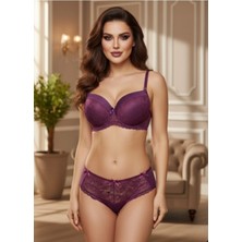 Eta Kadın Dantelli Destekli Sütyen Külot Takımı – Toparlayıcı, Şık & Rahat Iç Giyim