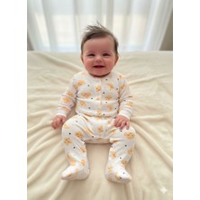 ruhaay Bebek Pamuk Uzun Kollu Mevsimlik Baskılı Zıbın